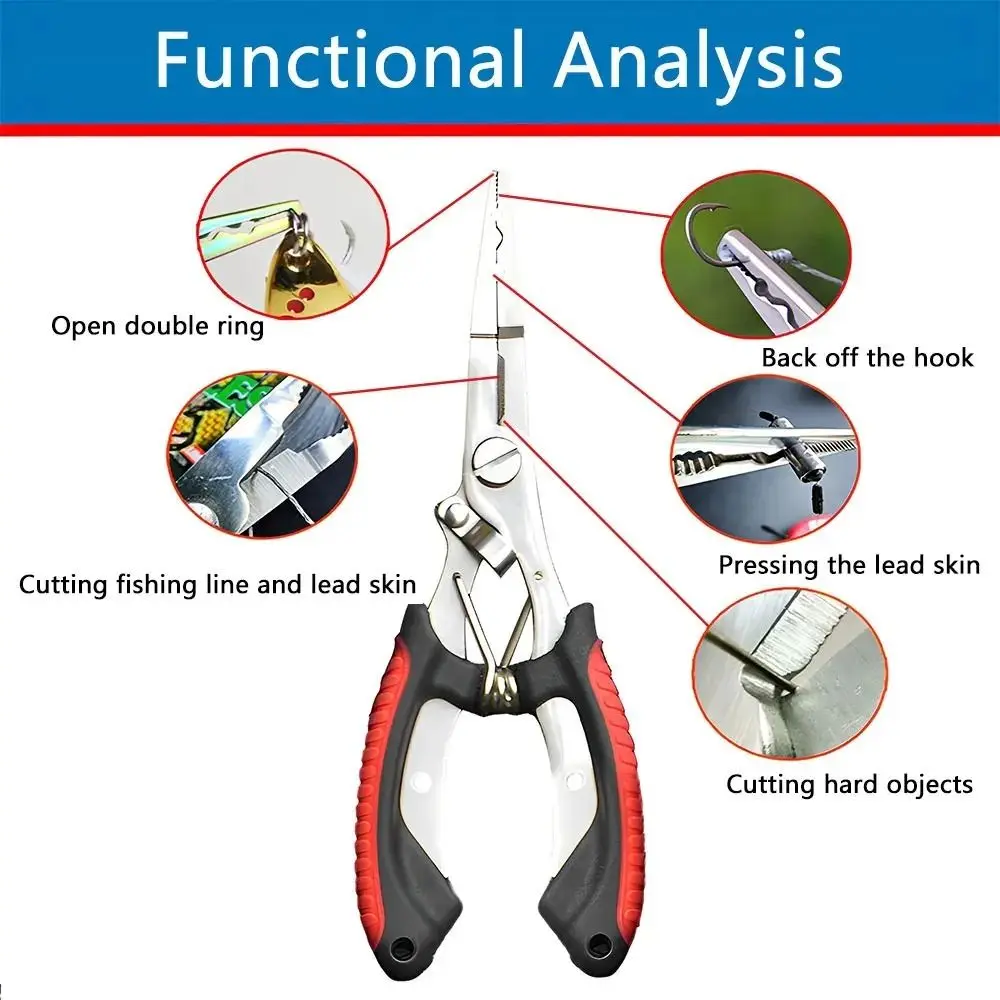 Alicates de pesca de acero ino - Fishing Line Cutter reseña y precio